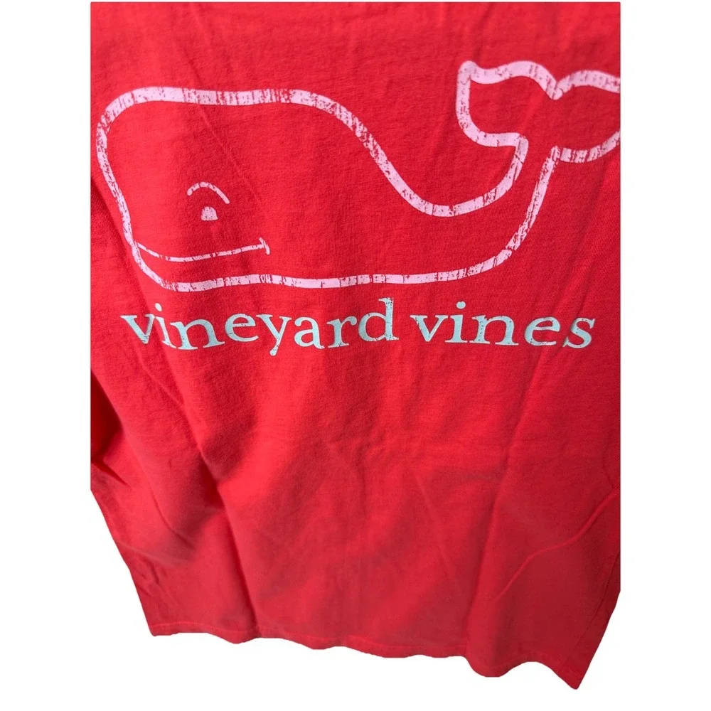 VINEYARD VINES RED WHALE‎ BOAT TSHIRT SIZE XS